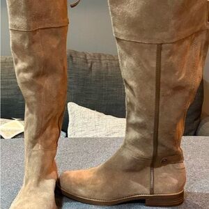 Franco Sarto Caydee suede wide calf knee high boots size 9